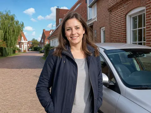 Verkäufer aus Aldenhoven mit dem verkauften Fahrzeug