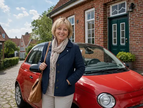 Verkäufer aus Niederzier mit dem verkauften Fahrzeug
