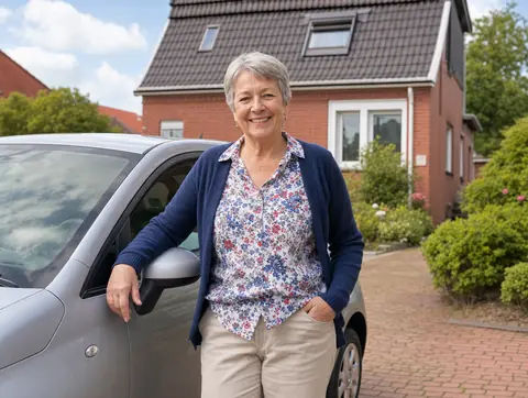 Verkäufer aus Langerwehe mit dem verkauften Fahrzeug